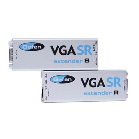 Gefen VGA-141SRN User manual Gefen VGA-141SRN User manual
