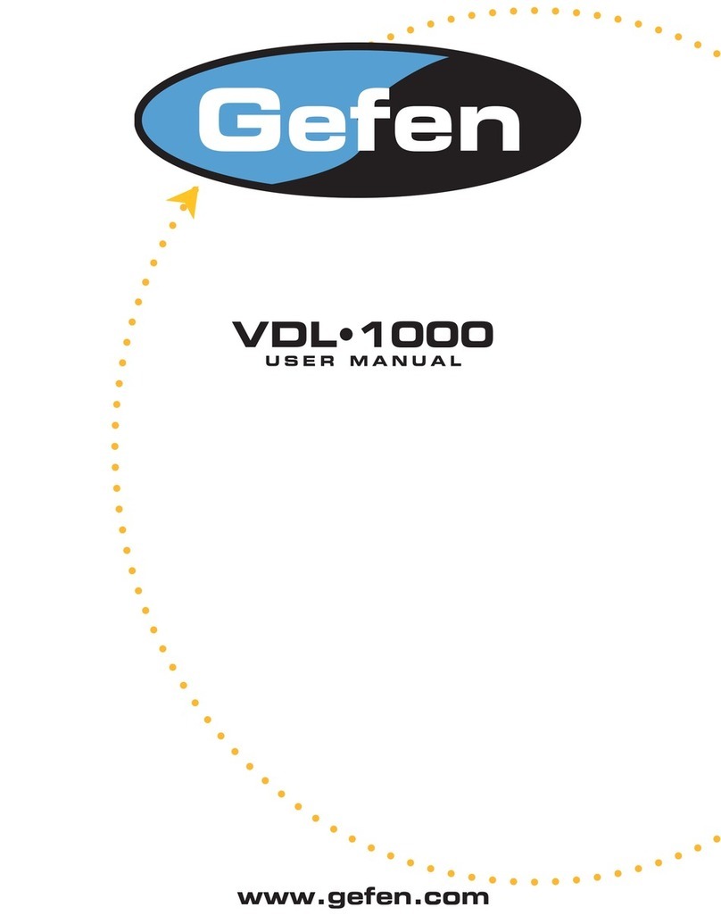 Gefen VDL-1000 user manual