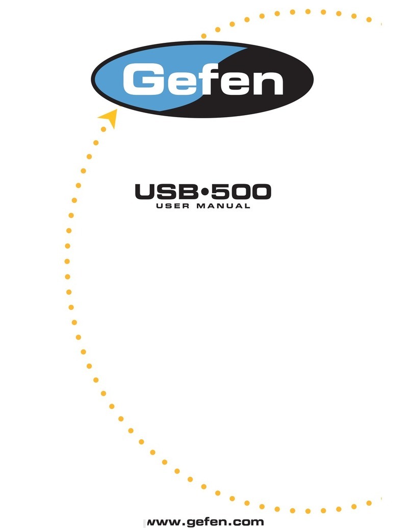 Gefen USB-500 User manual