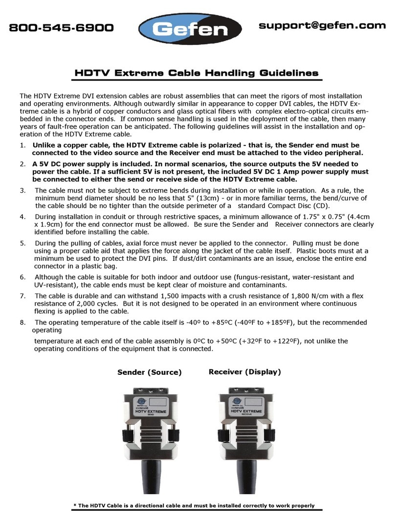 Gefen HDTVX Handling guide