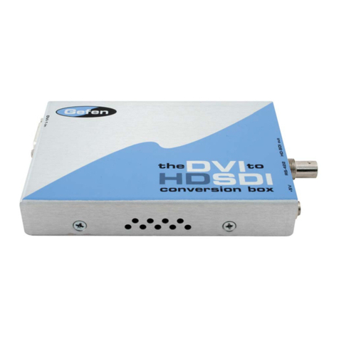 Gefen DVI-2-HDSDI User manual Gefen DVI-2-HDSDI User manual