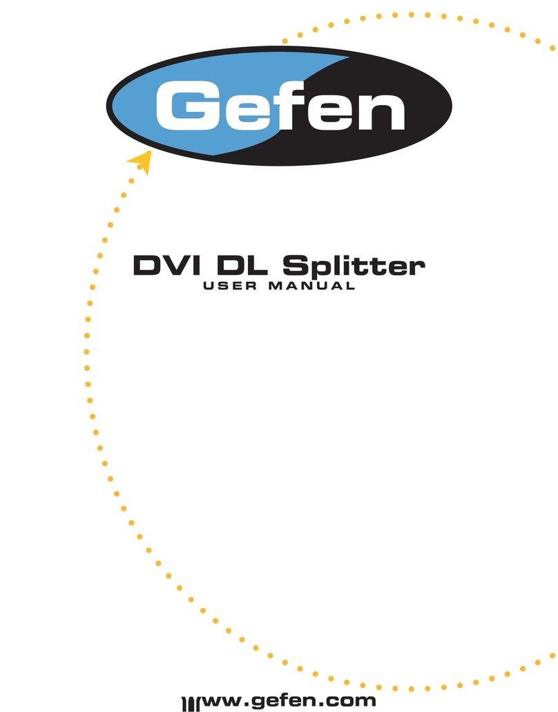 Gefen DVI-142DL User manual