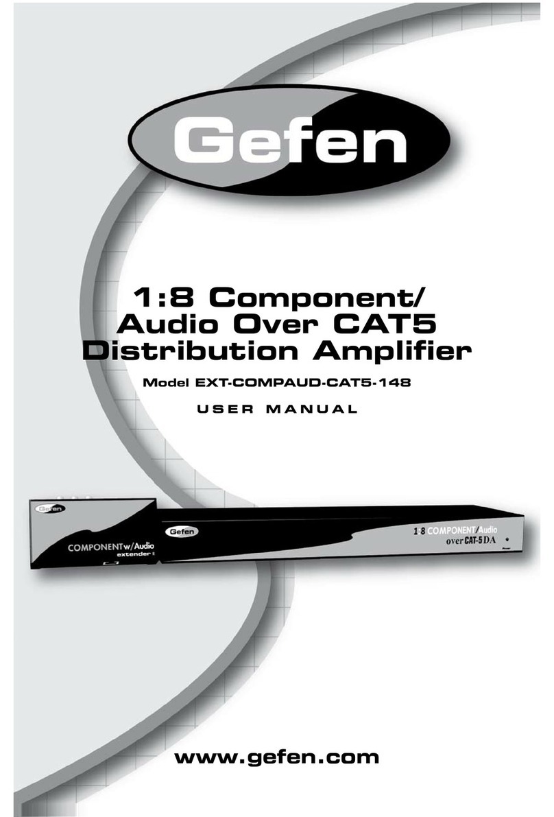 Gefen COMPAUD-CAT5-148 User manual