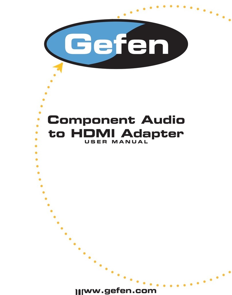 Gefen COMPAUD-2-HDMIN user manual