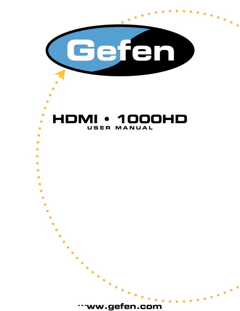 Gefen HDMI-1000HD User manual