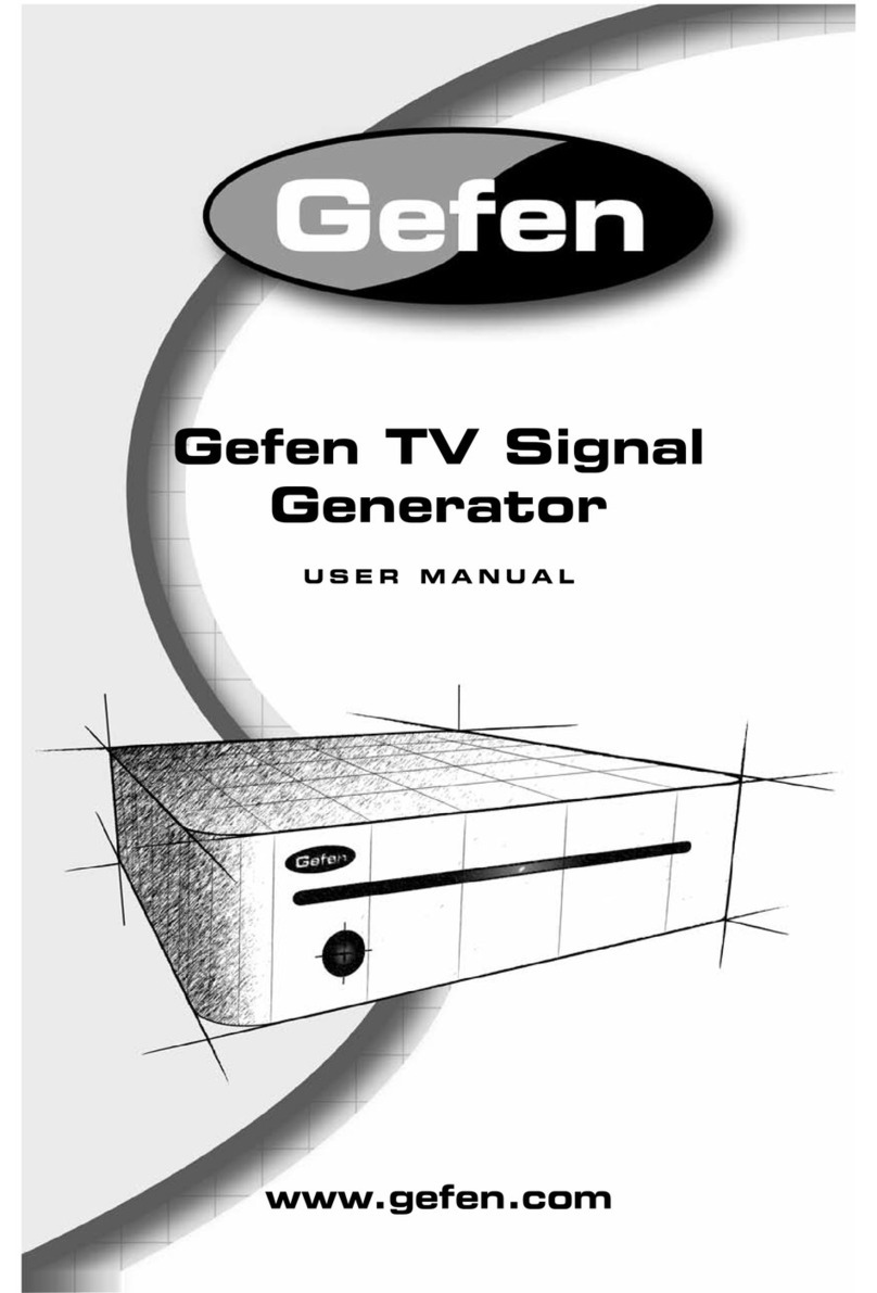 Gefen GEFENTV-SIGGEN user manual