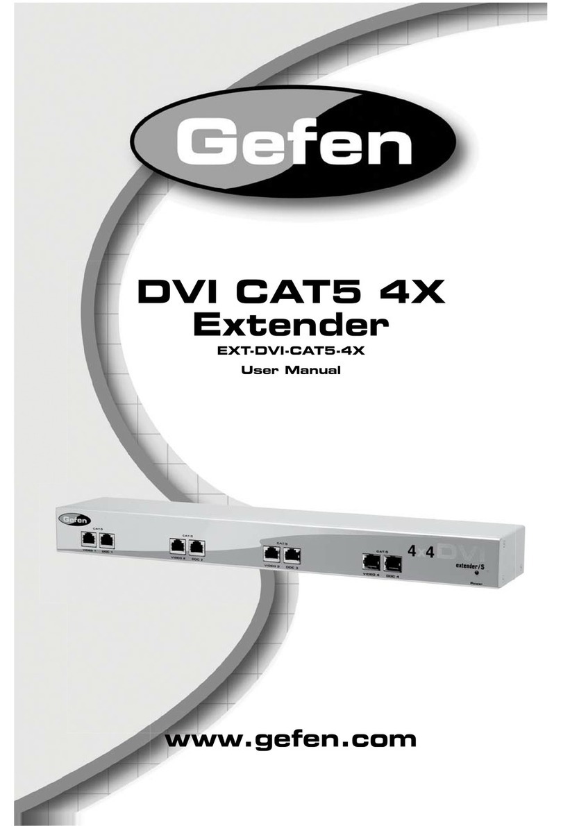 Gefen DVI-CAT5-4X user manual