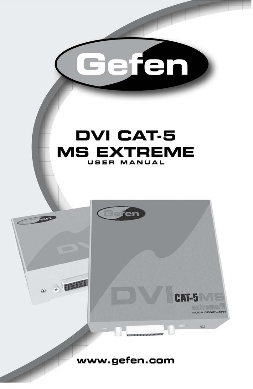 Gefen DVI-CAT5-MS user manual
