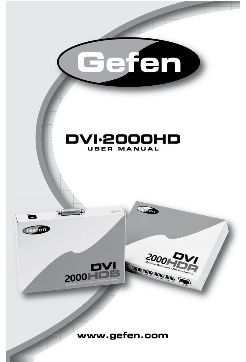 Gefen DVI-2000HD user manual