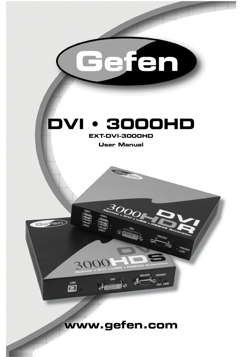 Gefen DVI-3000HD User manual