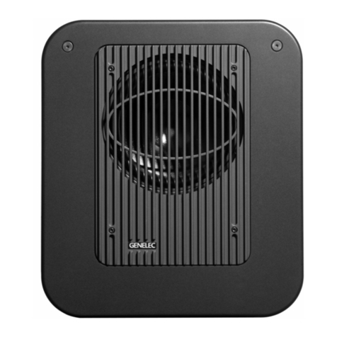 Genelec SE7261A operating manual