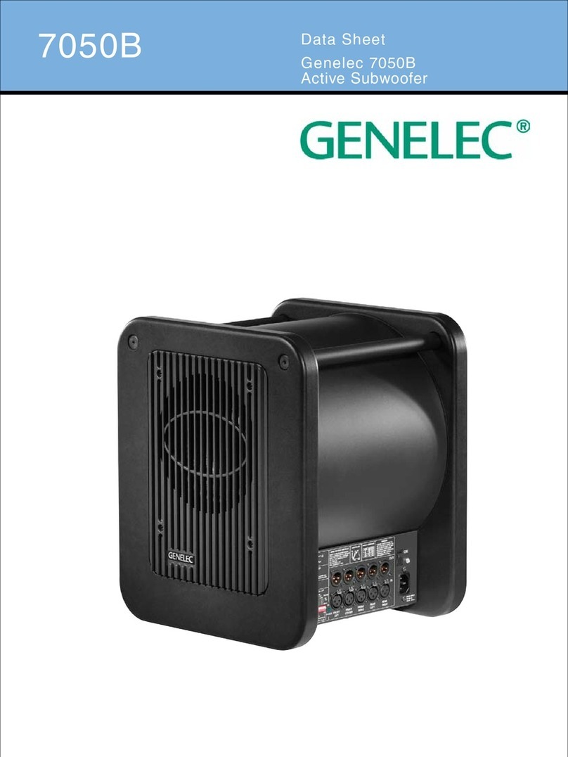 Genelec 7050B User manual