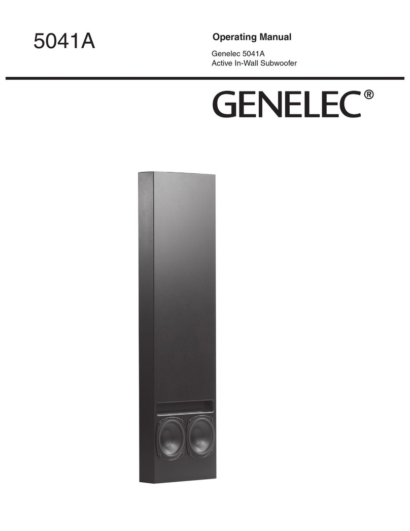 Genelec 5041A User manual