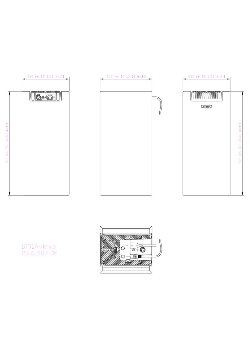 Genelec 1091A User guide