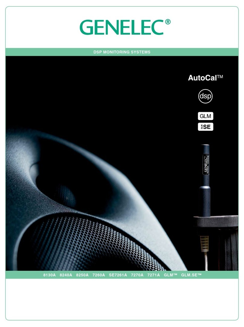 Genelec AutoCal 8240A Brochure & specs