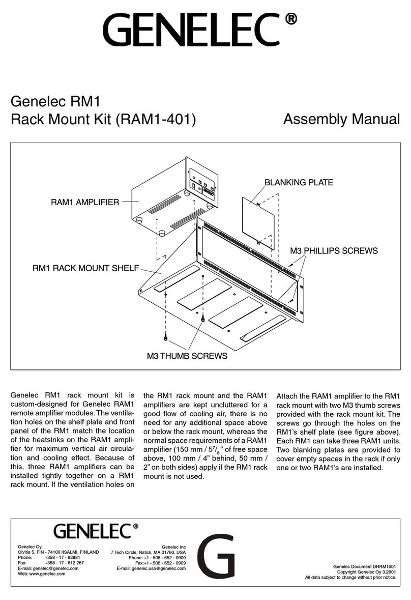 Genelec RM1 Assembly manual