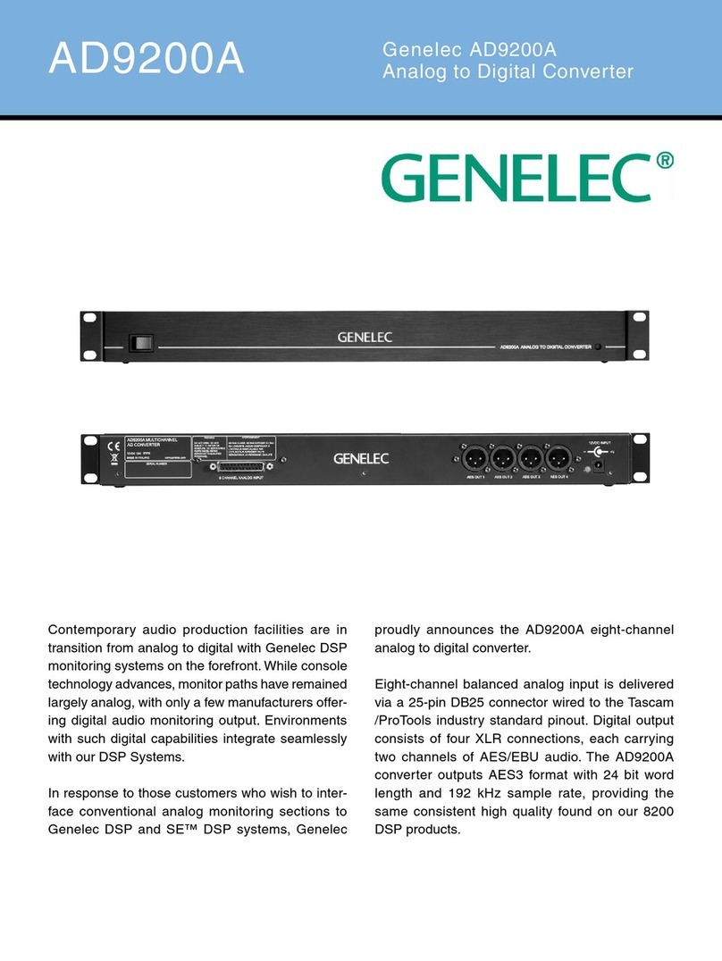 Genelec AD9200A Specifications