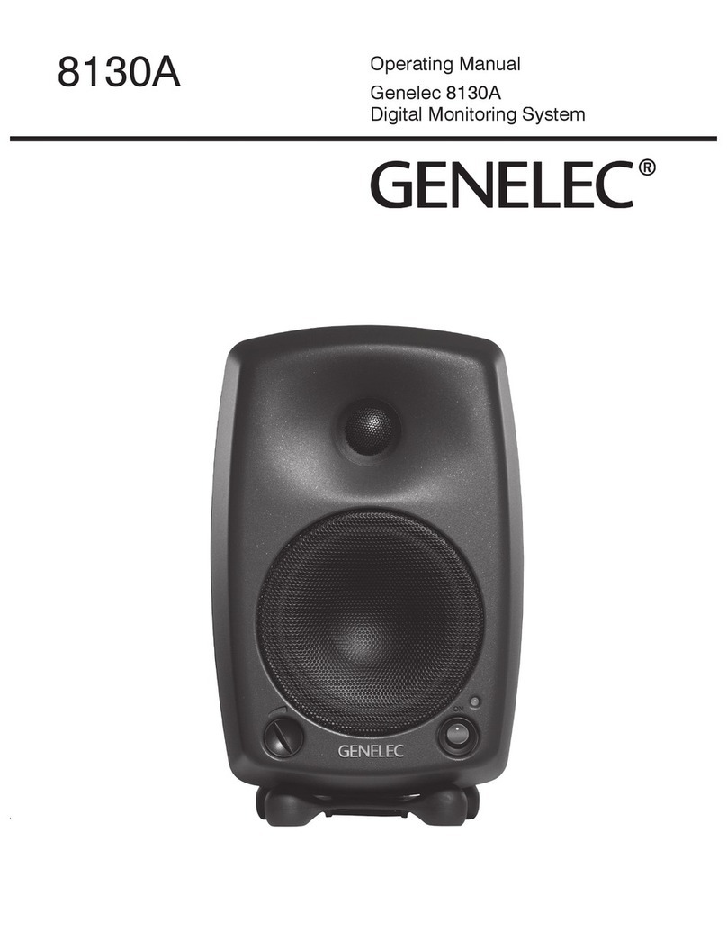Genelec AutoCal 8130A User manual Genelec AutoCal 8130A User manual