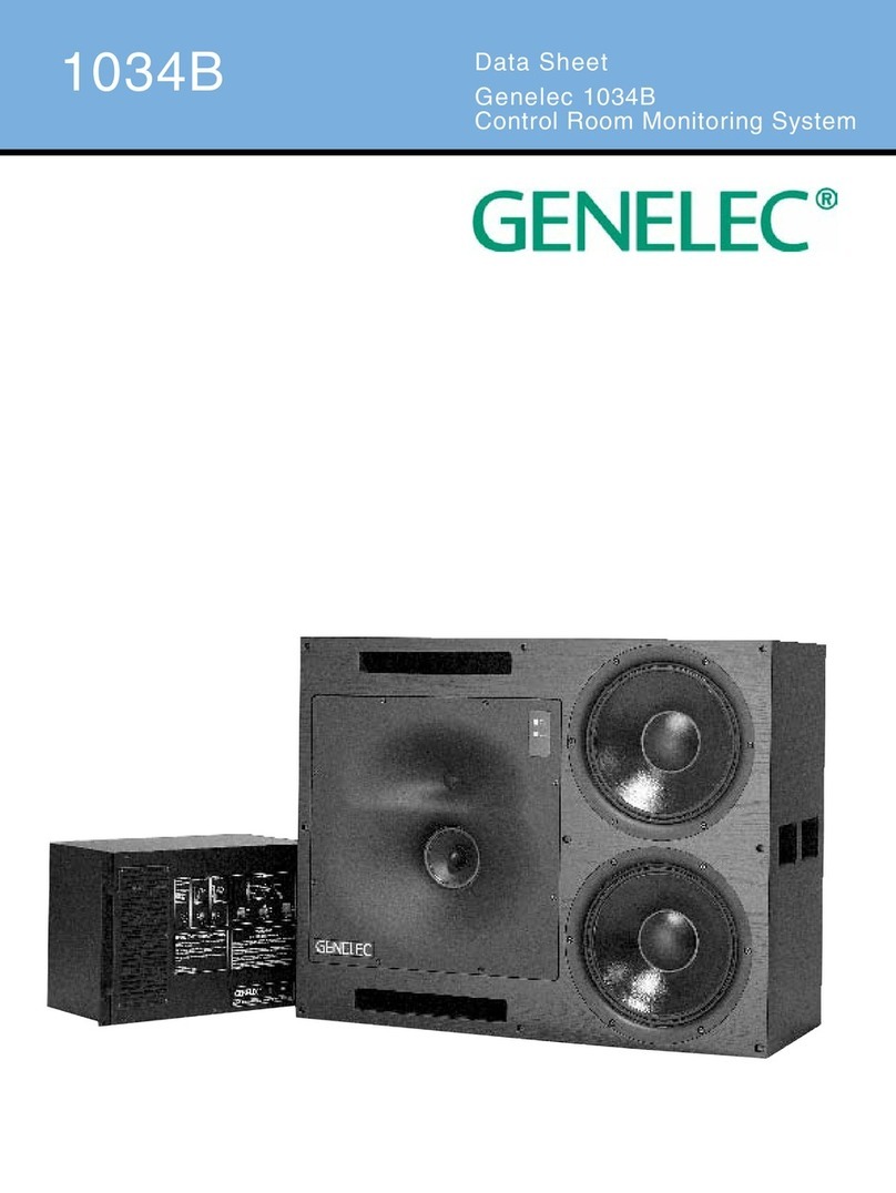 Genelec 1034B User manual
