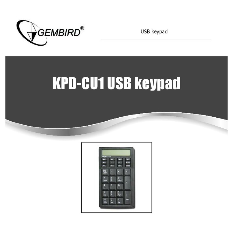 Gembird KPD-CU1 user manual