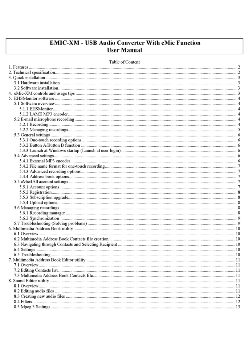 Gembird EMIC-XM user manual