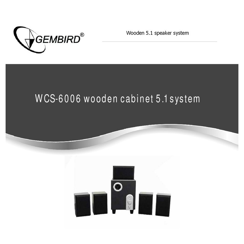 Gembird WCS-6006 user manual