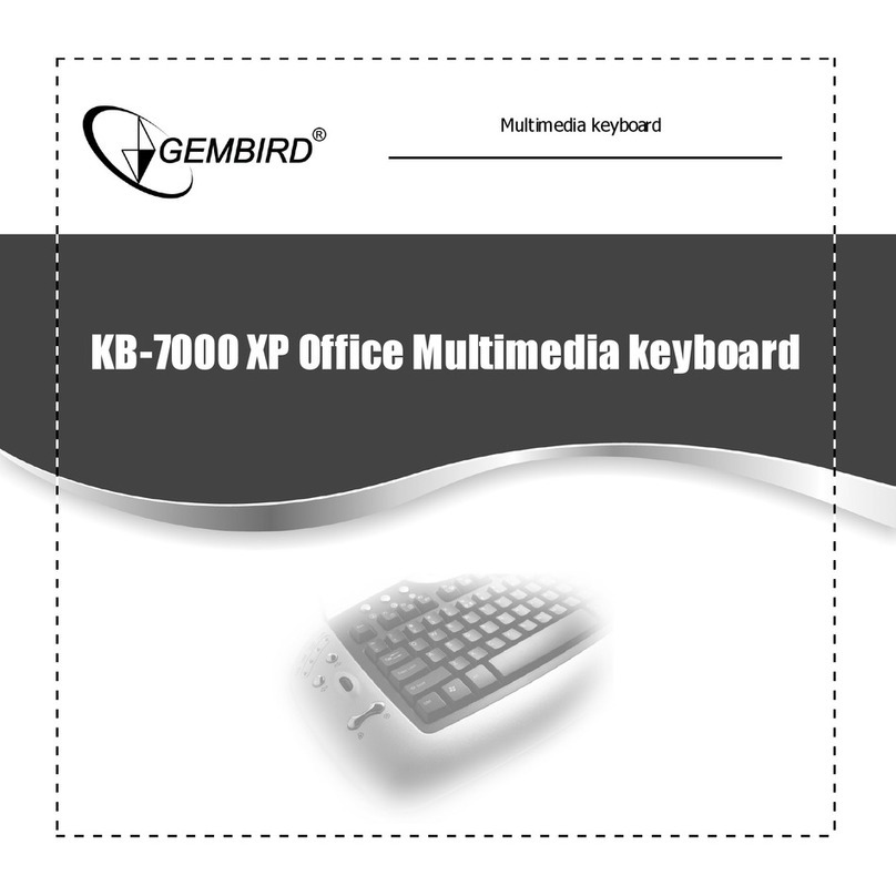 Gembird KB-7000 user manual