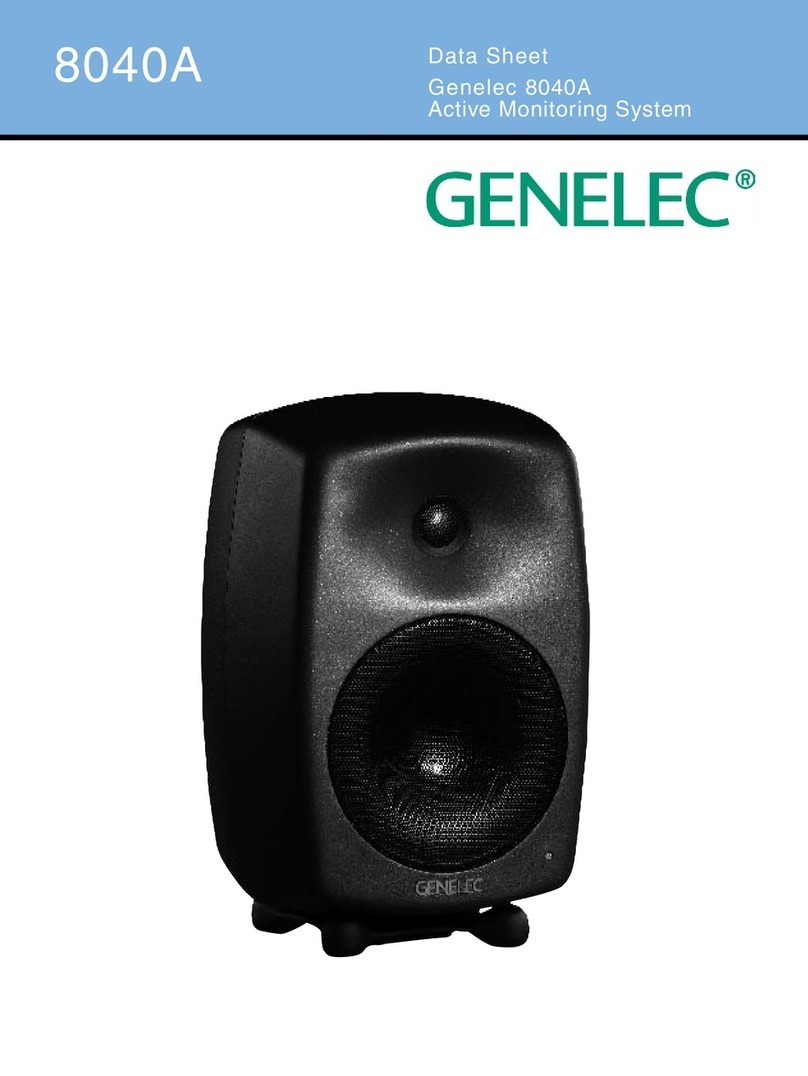 Genelec 8040A datasheet