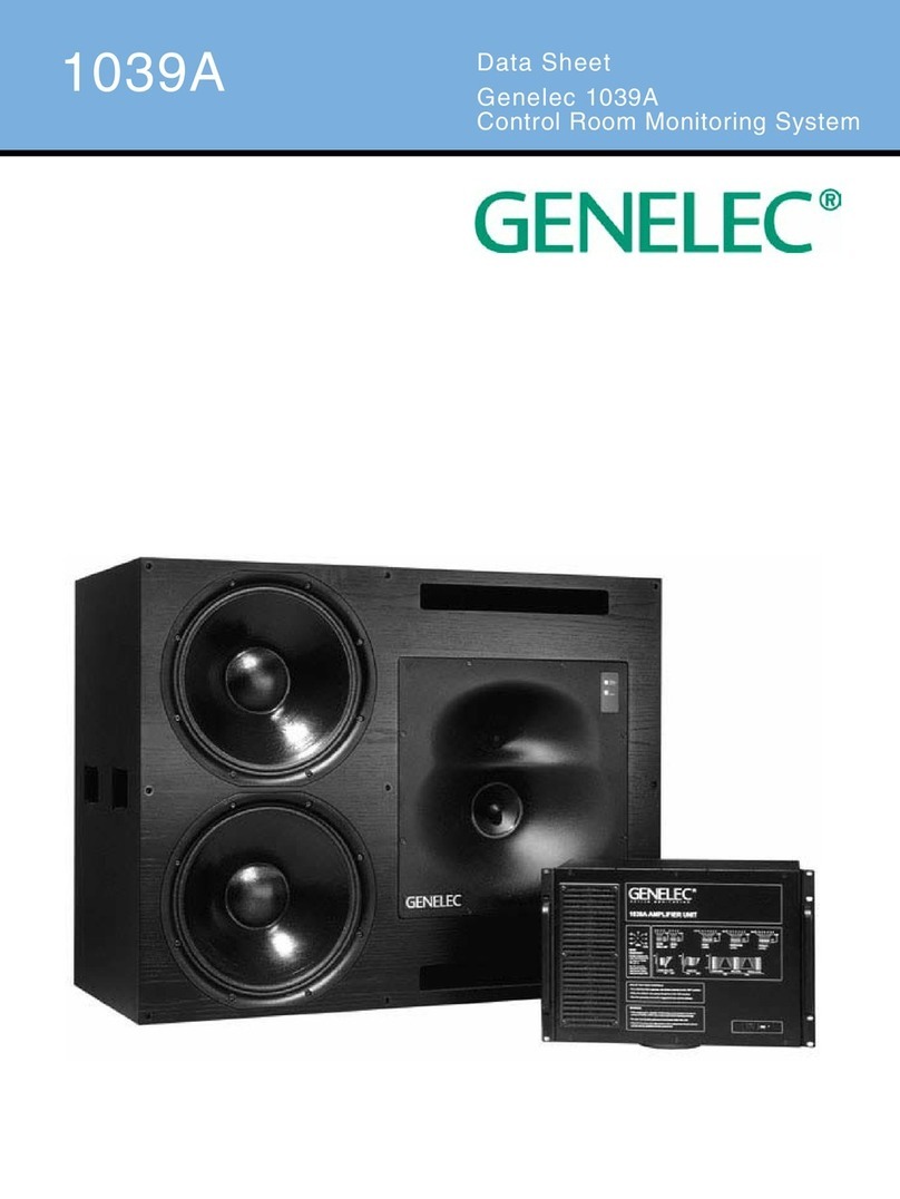 Genelec 1039A User manual