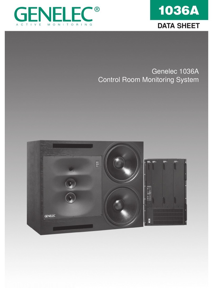 Genelec 1036A User manual