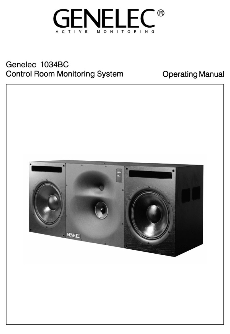 Genelec 1034BC User manual
