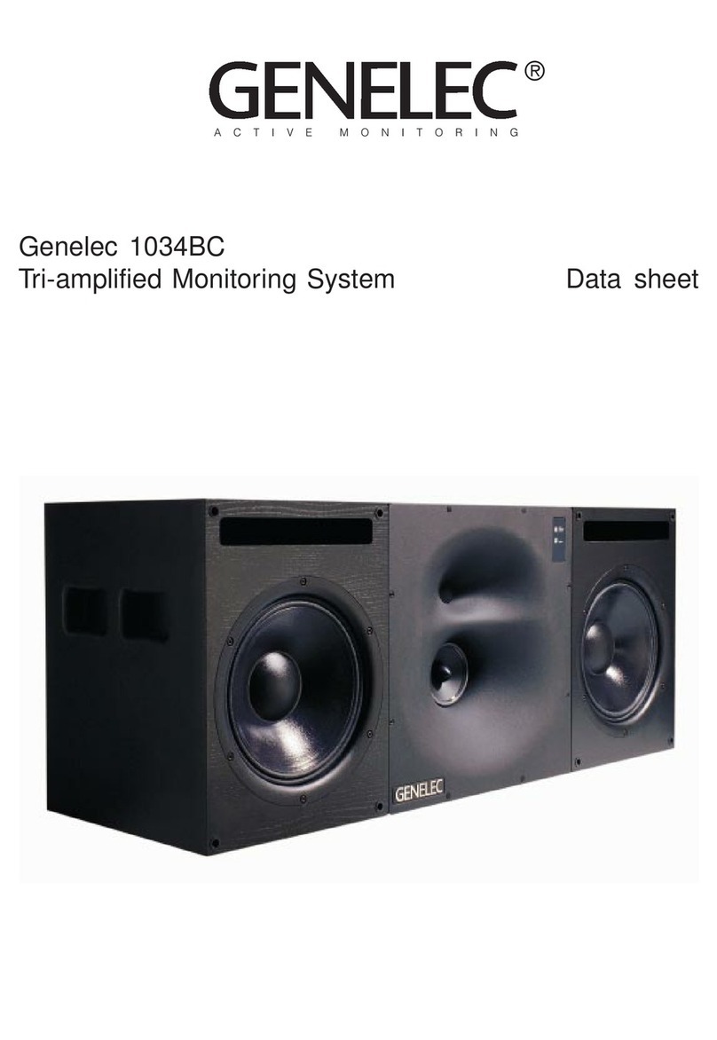 Genelec 1034BC User manual