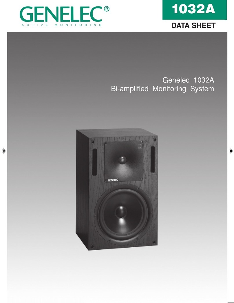Genelec 1032A User manual
