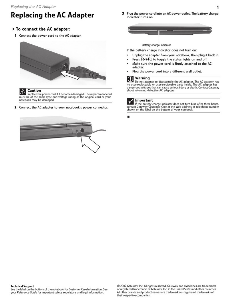 Gateway P-172 Guide
