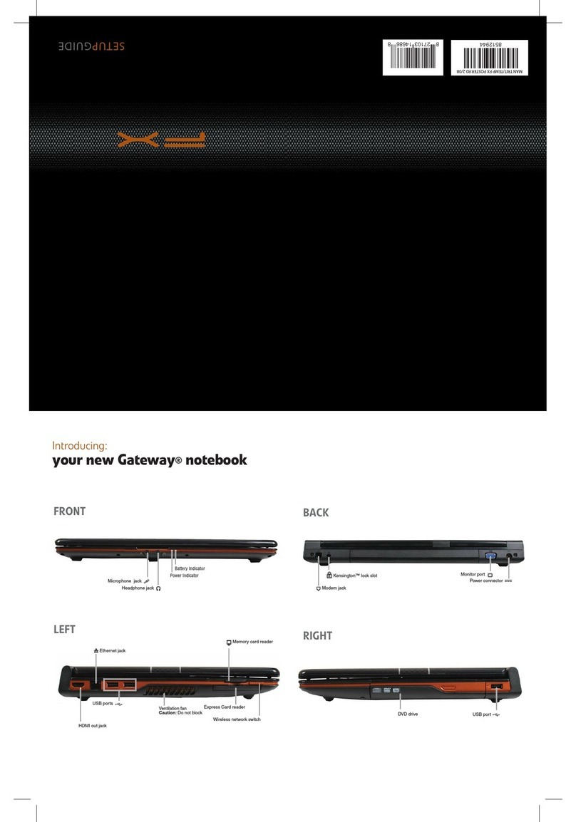 Gateway P-6831 User manual