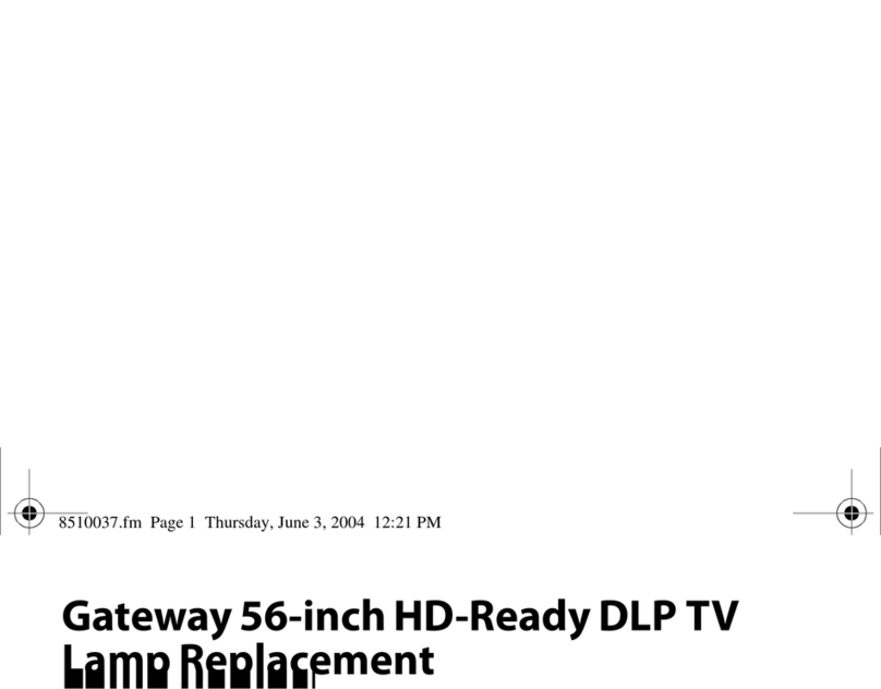 Gateway 56-inch Parts list manual