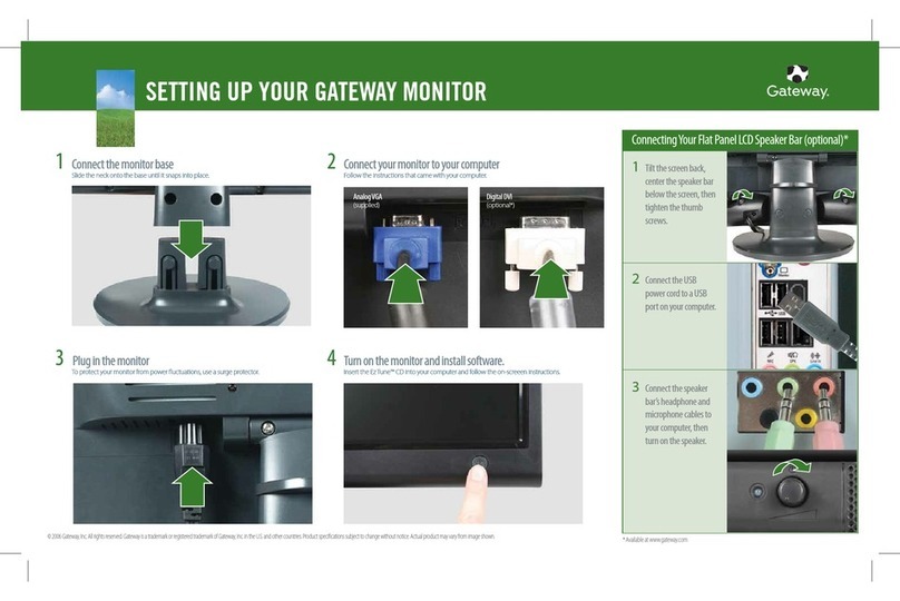 Gateway FPD1975W User manual