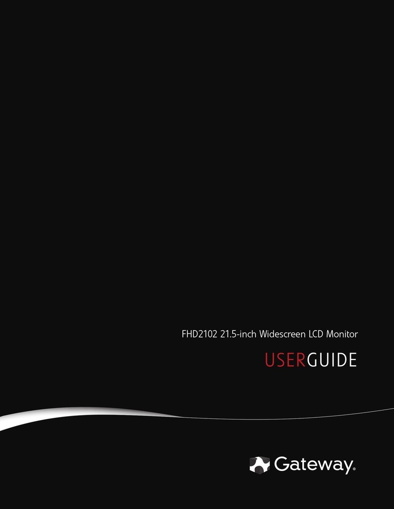 Gateway FHD2102 User manual