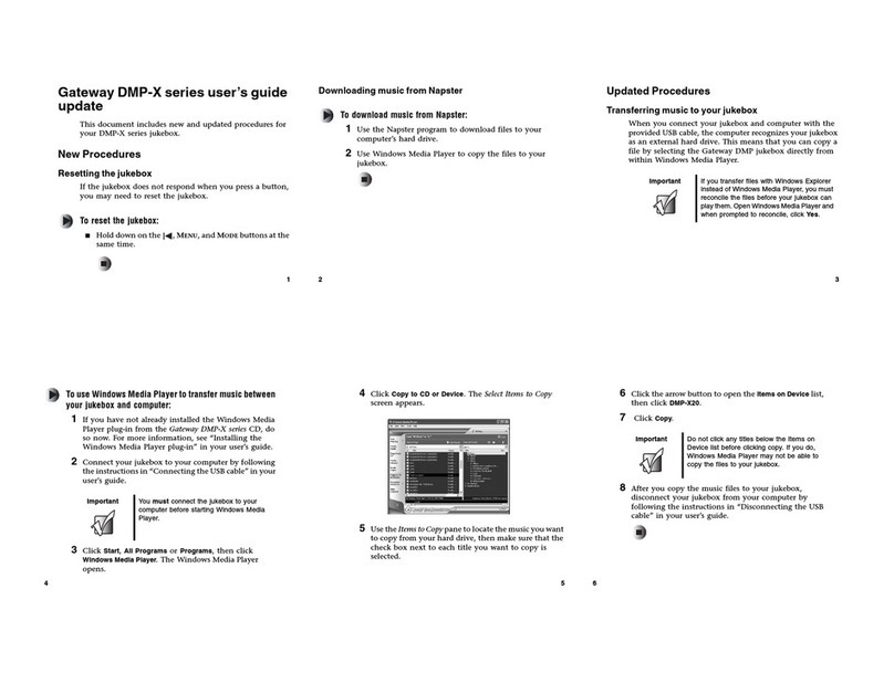 Gateway DMP-X user guide