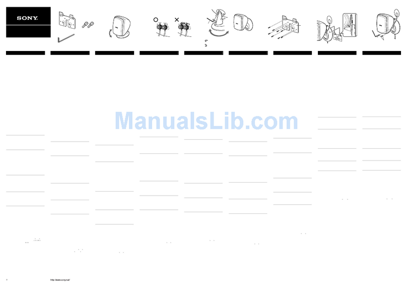 Sony SS-LA300ED User manual