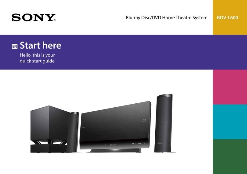 Sony BDV-L600 User manual