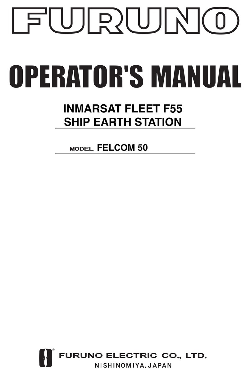 Furuno Felcom 50 Operator's manual
