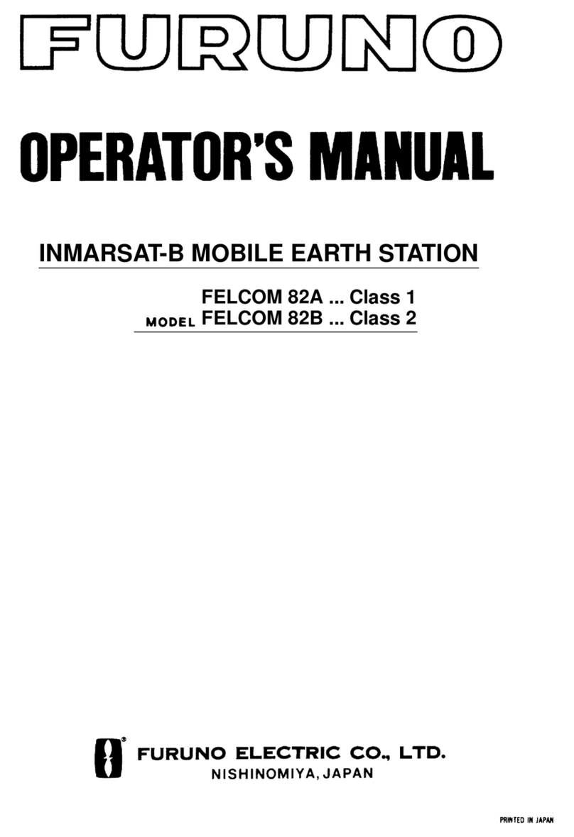 Furuno Felcom 82 Operator's manual