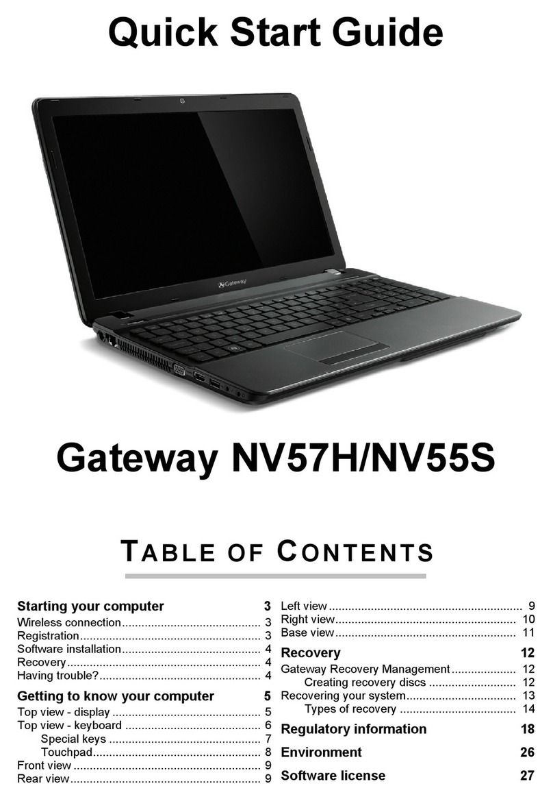 Gateway NV55S02U User manual