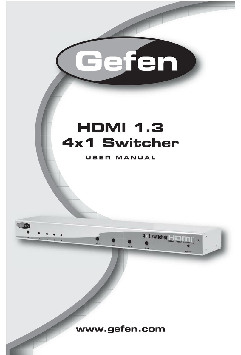 Gefen HDMI1.3-441 User manual Gefen HDMI1.3-441 User manual