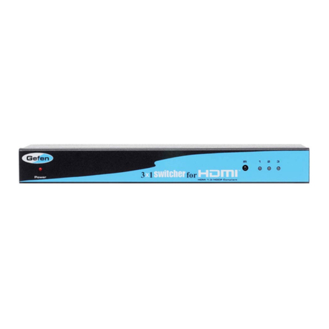 Gefen HDMI-341 User manual Gefen HDMI-341 User manual