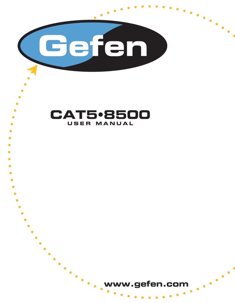 Gefen CAT5-8500 user manual