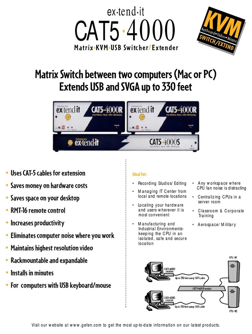 Gefen CAT5-4000 Specifications