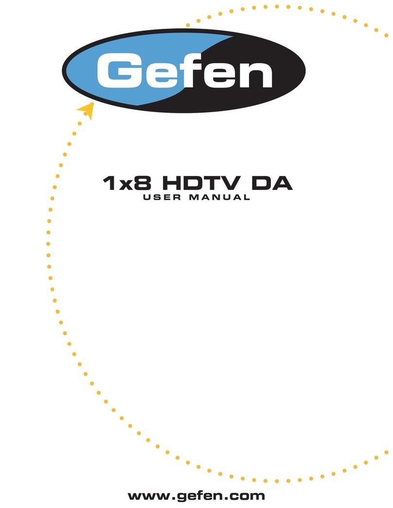 Gefen AUD-148 User manual