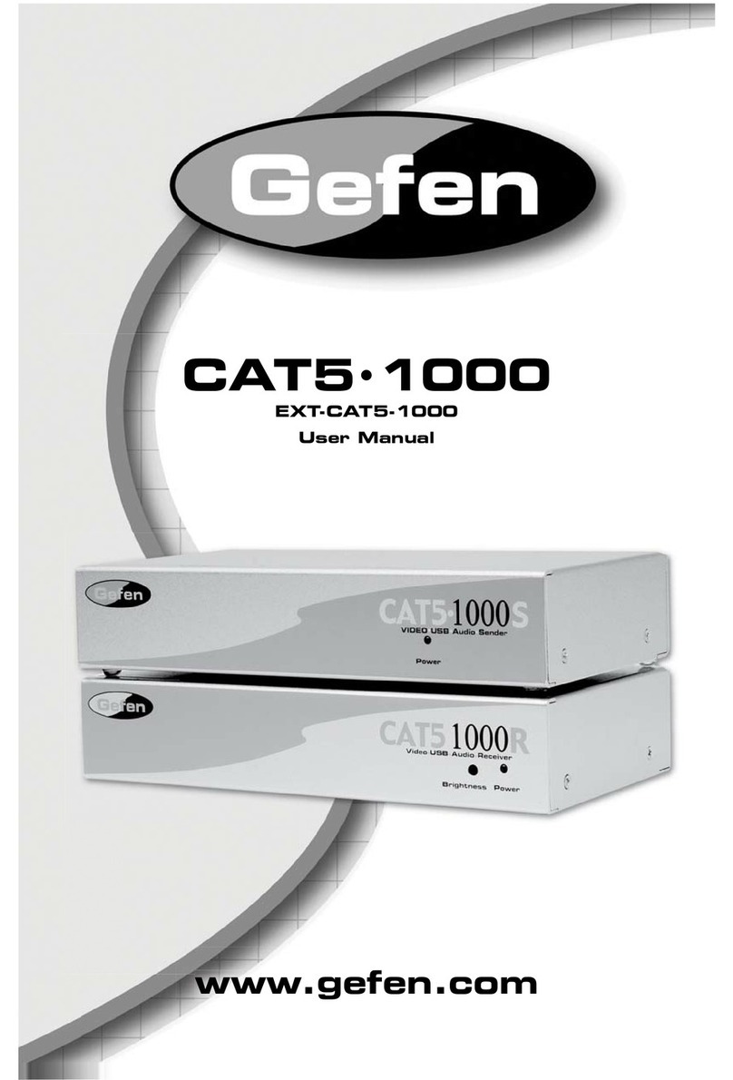 Gefen ex-tend-it CAT5-1000 user manual
